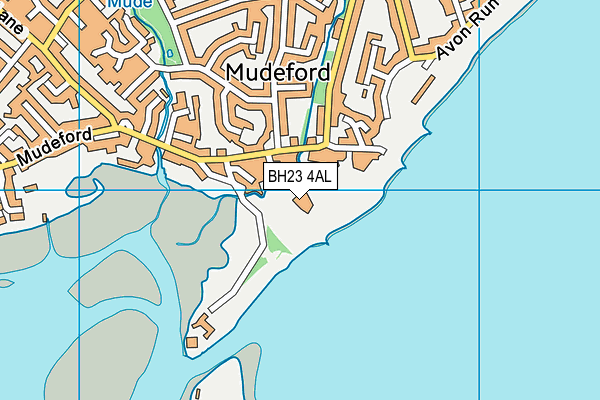 BH23 4AL map - OS VectorMap District (Ordnance Survey)