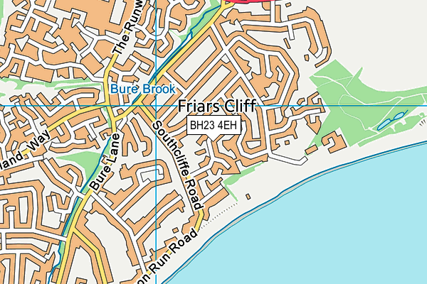 BH23 4EH map - OS VectorMap District (Ordnance Survey)