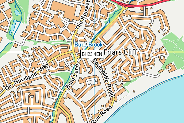 BH23 4EN map - OS VectorMap District (Ordnance Survey)