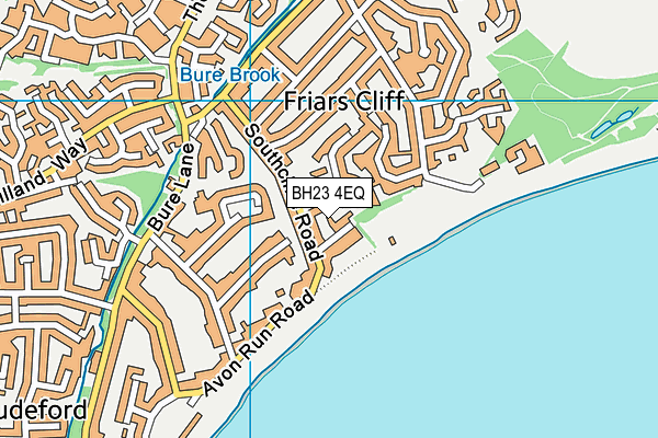 BH23 4EQ map - OS VectorMap District (Ordnance Survey)