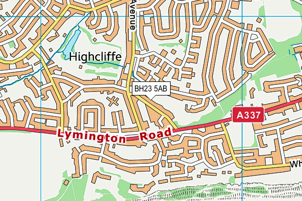 Map of HINTONWOOD LTD at district scale
