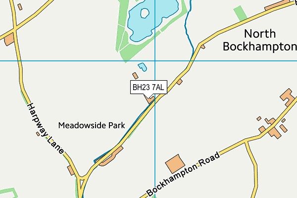 BH23 7AL map - OS VectorMap District (Ordnance Survey)