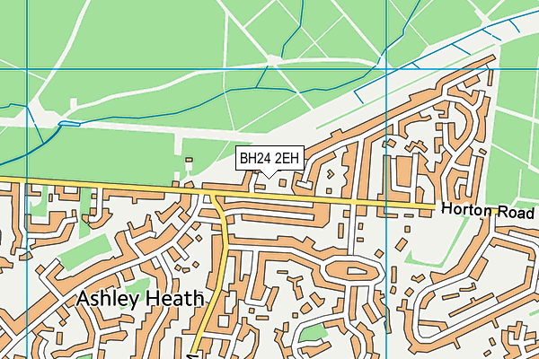 BH24 2EH map - OS VectorMap District (Ordnance Survey)