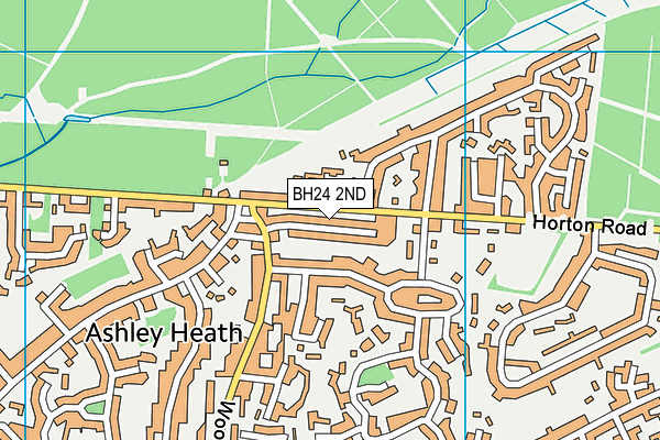 BH24 2ND map - OS VectorMap District (Ordnance Survey)
