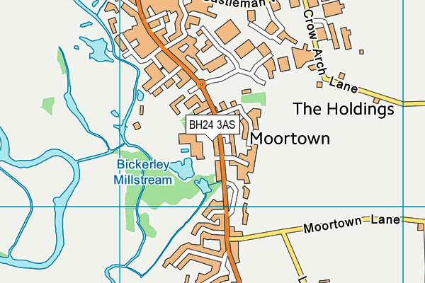 David Lloyd (Ringwood) map (BH24 3AS) - OS VectorMap District (Ordnance Survey)