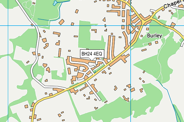 BH24 4EQ map - OS VectorMap District (Ordnance Survey)