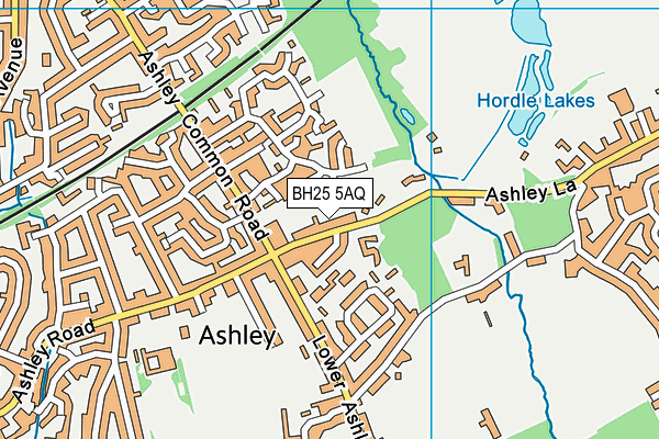 Map of NEWTONS OF ASHLEY LTD at district scale
