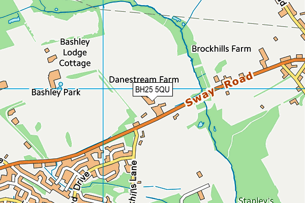 Map of DANESTREAM FARM SHOP LIMITED at district scale
