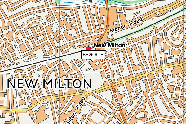 Map of PARTRIDGE COURT (NEW MILTON) MANAGEMENT LIMITED at district scale