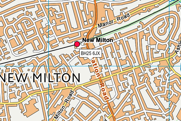 Map of NEW MILTON INTERNATIONAL STORES LTD at district scale