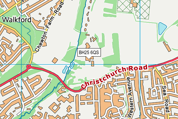 Chewton Glen Hotel & Spa map (BH25 6QS) - OS VectorMap District (Ordnance Survey)