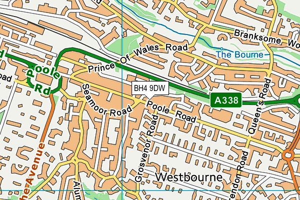 Map of WESTBOURNE BUSINESS ASSOCIATION C.I.C. at district scale
