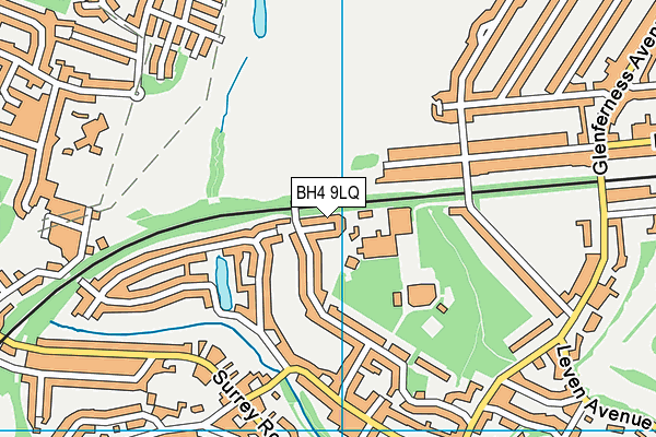 BH4 9LQ map - OS VectorMap District (Ordnance Survey)