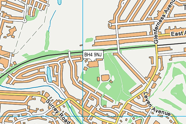 BH4 9NJ map - OS VectorMap District (Ordnance Survey)