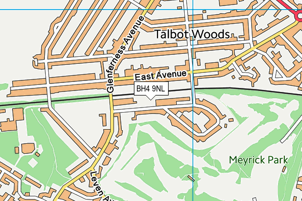 BH4 9NL map - OS VectorMap District (Ordnance Survey)