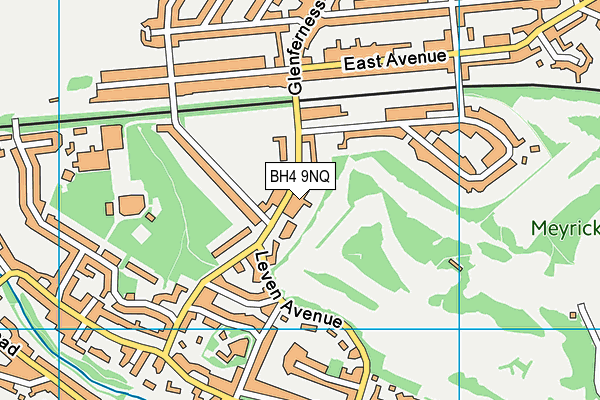BH4 9NQ map - OS VectorMap District (Ordnance Survey)