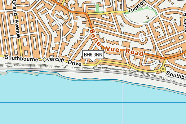 BH6 3NN map - OS VectorMap District (Ordnance Survey)