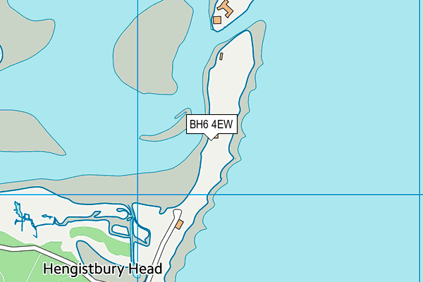BH6 4EW map - OS VectorMap District (Ordnance Survey)