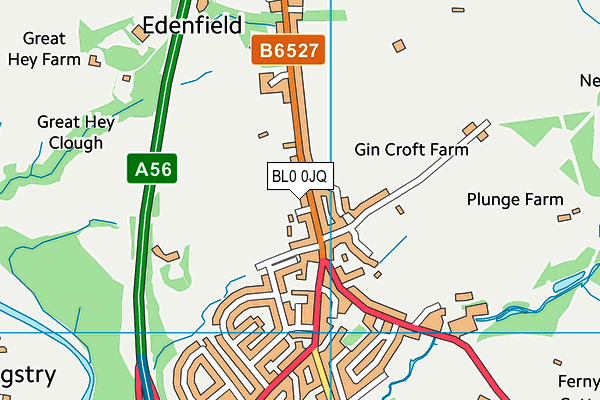Map of MY PLAICE (EDENFIELD) LIMITED at district scale