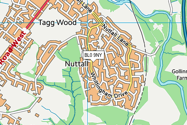 Map of ROSSI TILING LTD at district scale