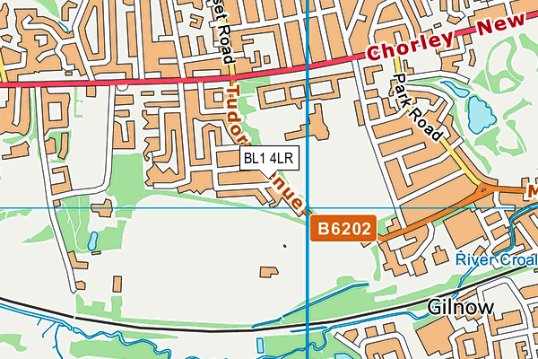 BL1 4LR map - OS VectorMap District (Ordnance Survey)