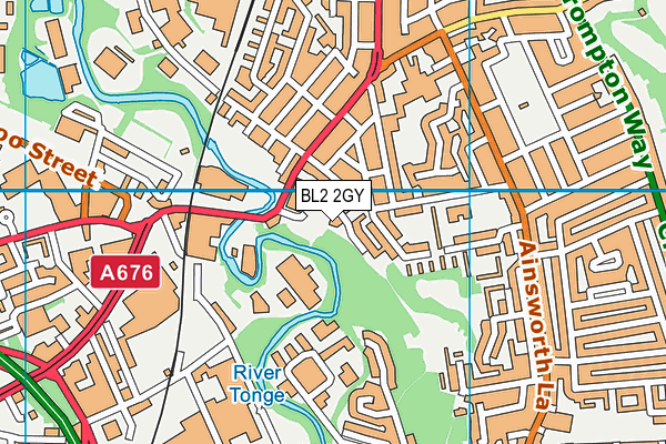 BL2 2GY map - OS VectorMap District (Ordnance Survey)