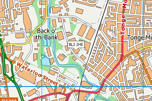 BL2 2HE map - OS VectorMap District (Ordnance Survey)