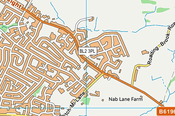 BL2 3PL map - OS VectorMap District (Ordnance Survey)