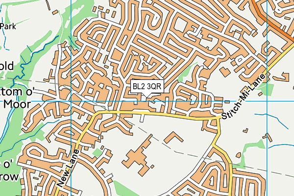 BL2 3QR map - OS VectorMap District (Ordnance Survey)