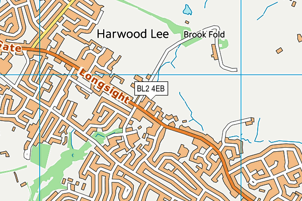 BL2 4EB map - OS VectorMap District (Ordnance Survey)