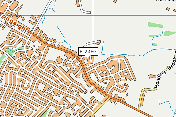 BL2 4EG map - OS VectorMap District (Ordnance Survey)