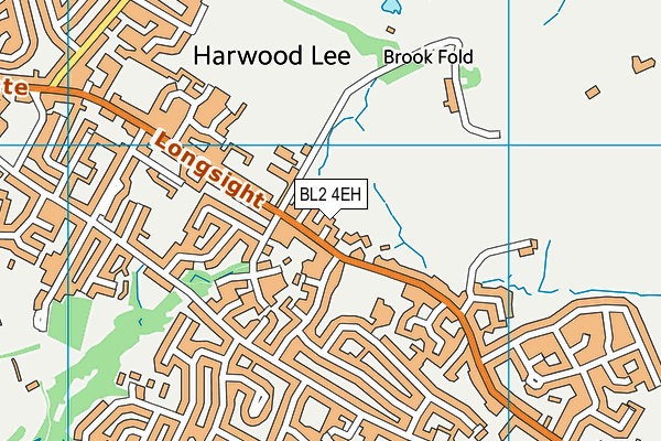 BL2 4EH map - OS VectorMap District (Ordnance Survey)