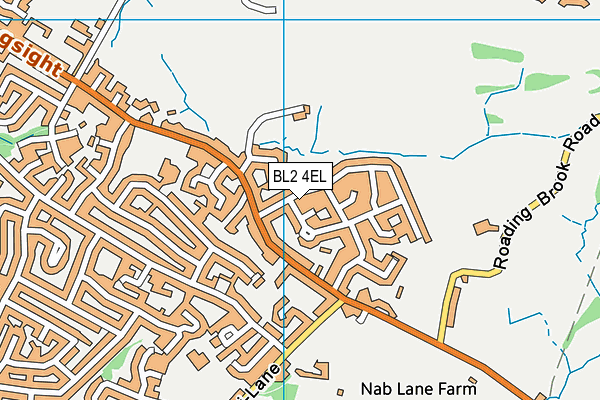 BL2 4EL map - OS VectorMap District (Ordnance Survey)