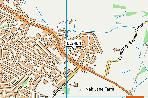 BL2 4EN map - OS VectorMap District (Ordnance Survey)