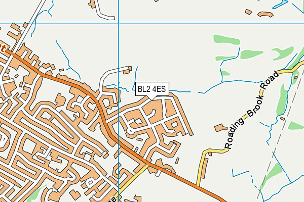 BL2 4ES map - OS VectorMap District (Ordnance Survey)