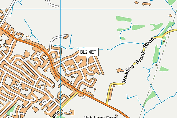 BL2 4ET map - OS VectorMap District (Ordnance Survey)