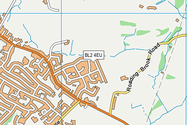 BL2 4EU map - OS VectorMap District (Ordnance Survey)