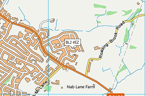 BL2 4EZ map - OS VectorMap District (Ordnance Survey)