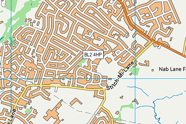 BL2 4HP map - OS VectorMap District (Ordnance Survey)