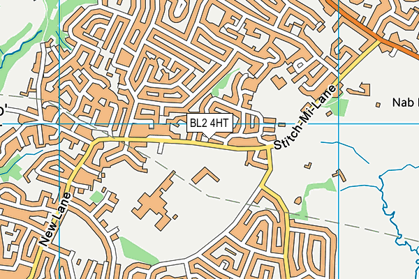 BL2 4HT map - OS VectorMap District (Ordnance Survey)