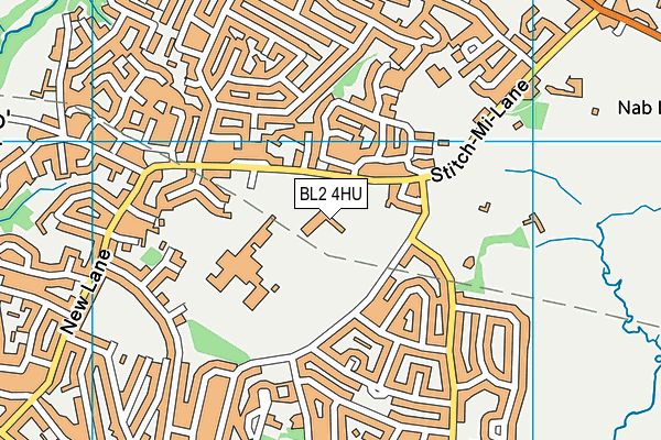 Bolton St Catherine's Academy map (BL2 4HU) - OS VectorMap District (Ordnance Survey)