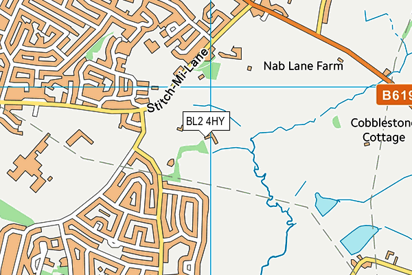 BL2 4HY map - OS VectorMap District (Ordnance Survey)