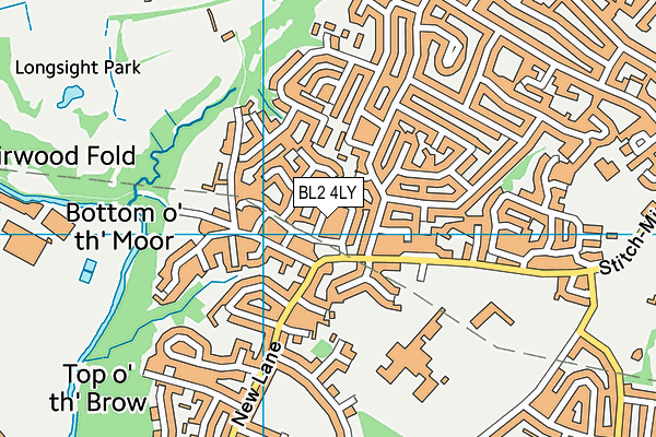 BL2 4LY map - OS VectorMap District (Ordnance Survey)