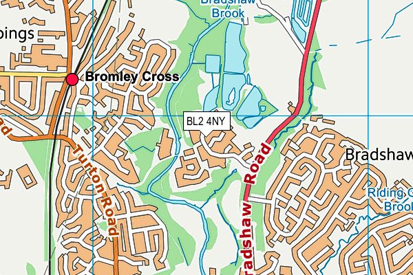 BL2 4NY map - OS VectorMap District (Ordnance Survey)