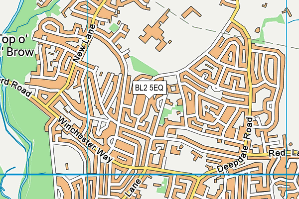 BL2 5EQ map - OS VectorMap District (Ordnance Survey)