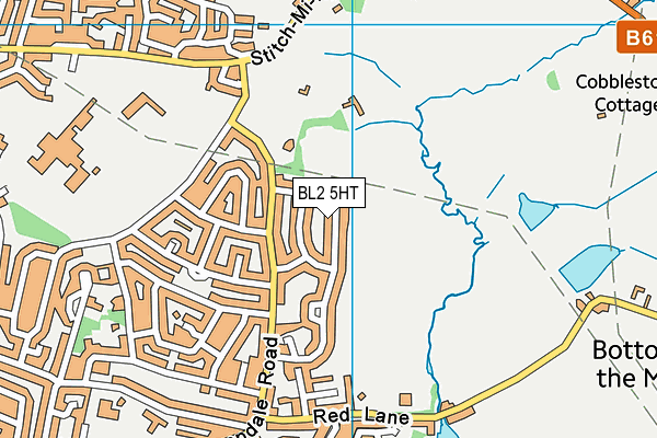 BL2 5HT map - OS VectorMap District (Ordnance Survey)