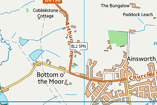 BL2 5PN map - OS VectorMap District (Ordnance Survey)
