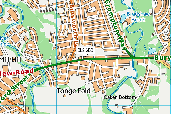 Map of BOLTON 2 LTD at district scale