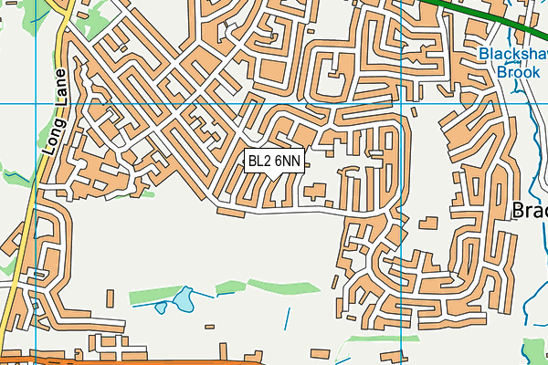 BL2 6NN map - OS VectorMap District (Ordnance Survey)