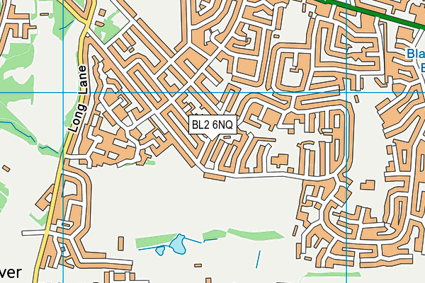 BL2 6NQ map - OS VectorMap District (Ordnance Survey)